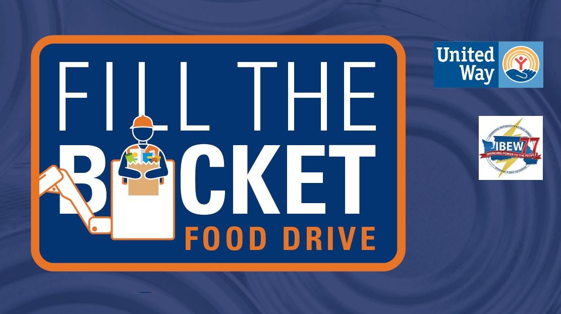 Fill the Bucket Food Drive logo